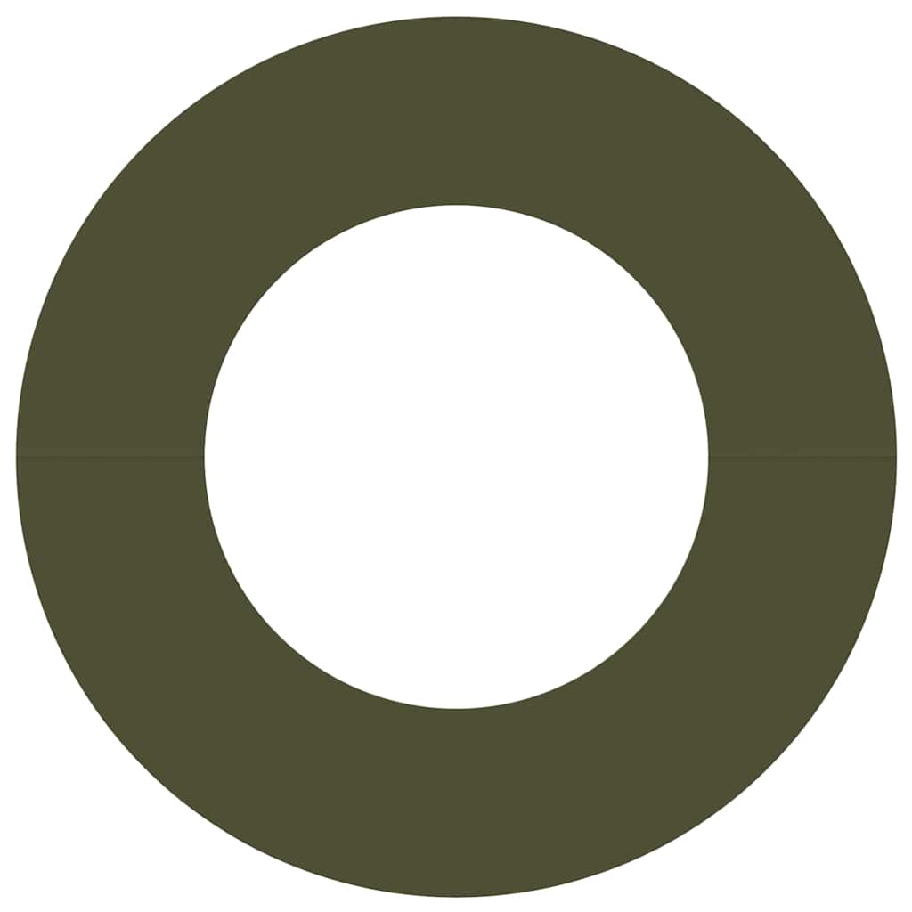 Flache Baumringe 5 pcs Olivgrün Ø40 / 70 cm Stahl